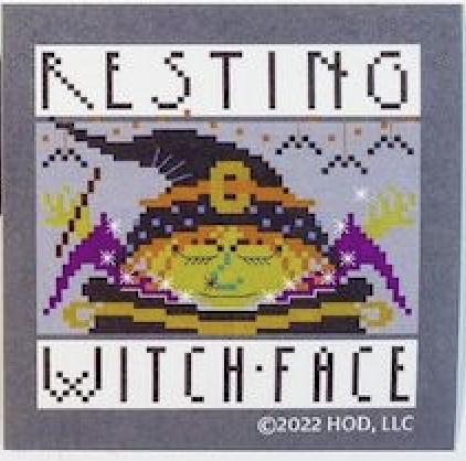 Resting Witch Face - Sticker - Click Image to Close